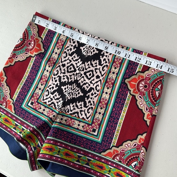 Flying Tomato Bold Print High Waist Short Shorts - Picture 9 of 14